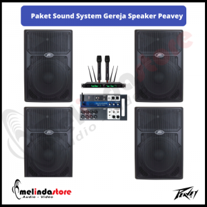Paket Sound System Gereja Speaker Peavey - 4 Speaker